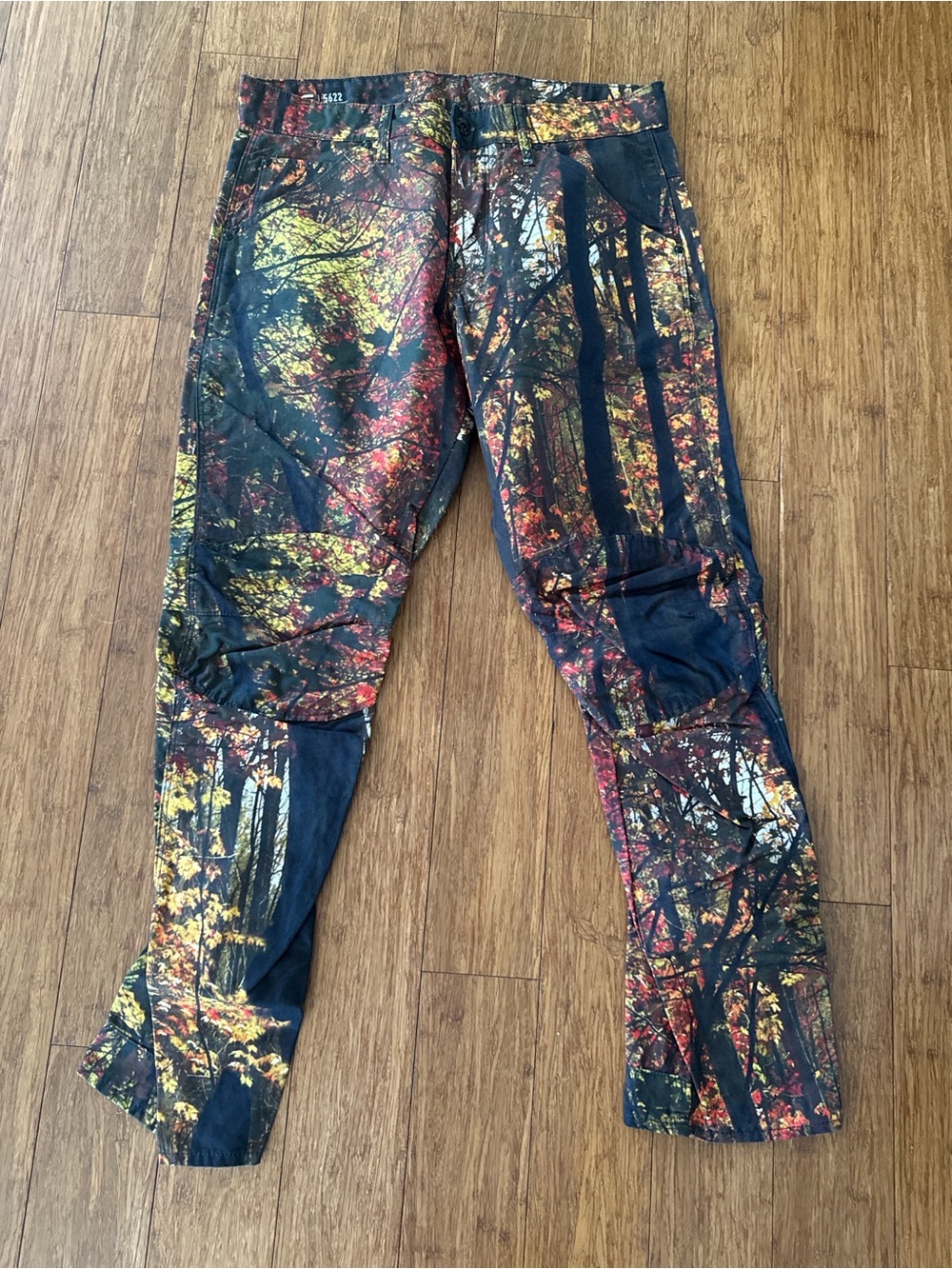 G-STAR RAW ELWOOD X52 Men’s Autumn Forest Print Jeans -